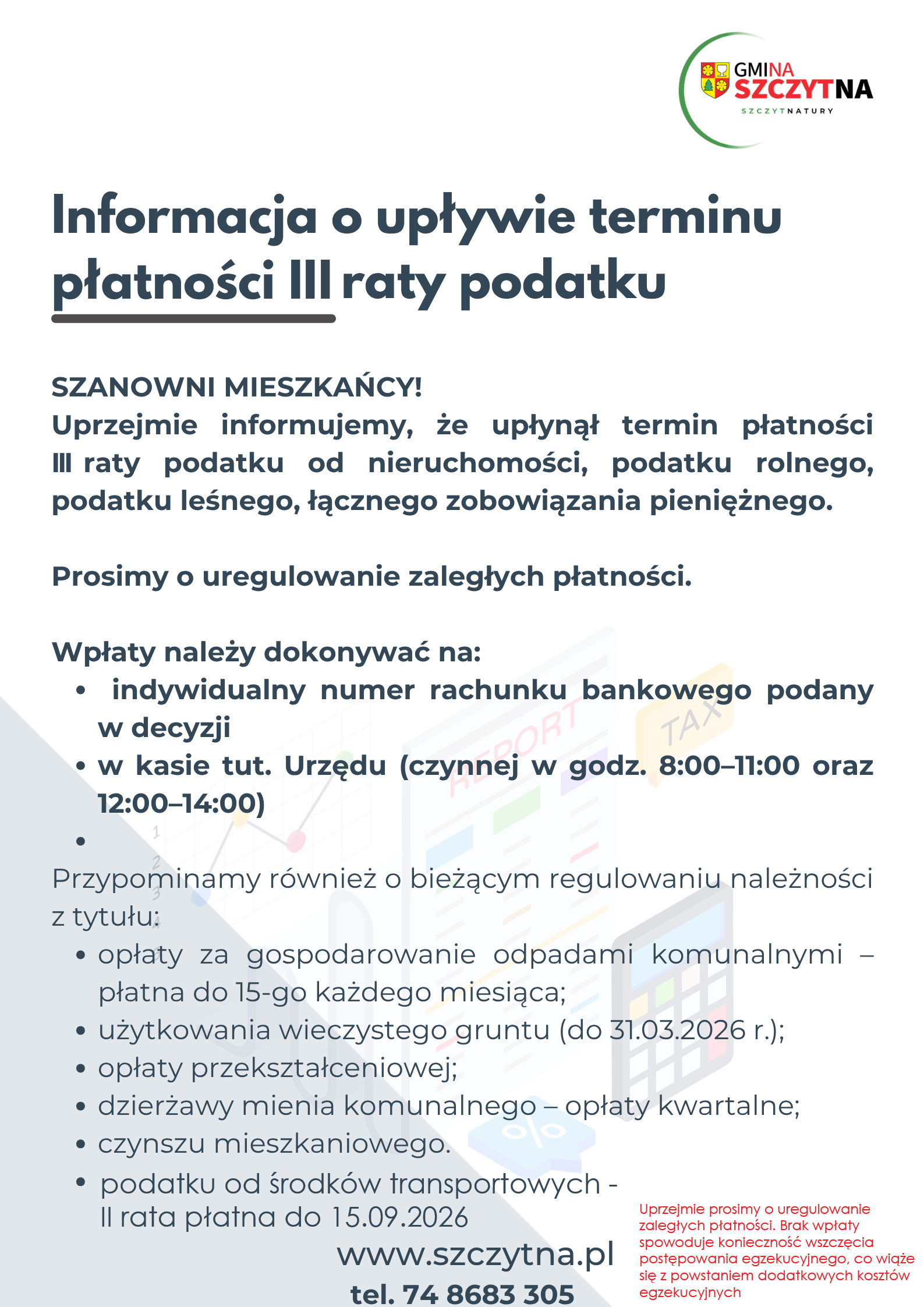podatek 3 rata
