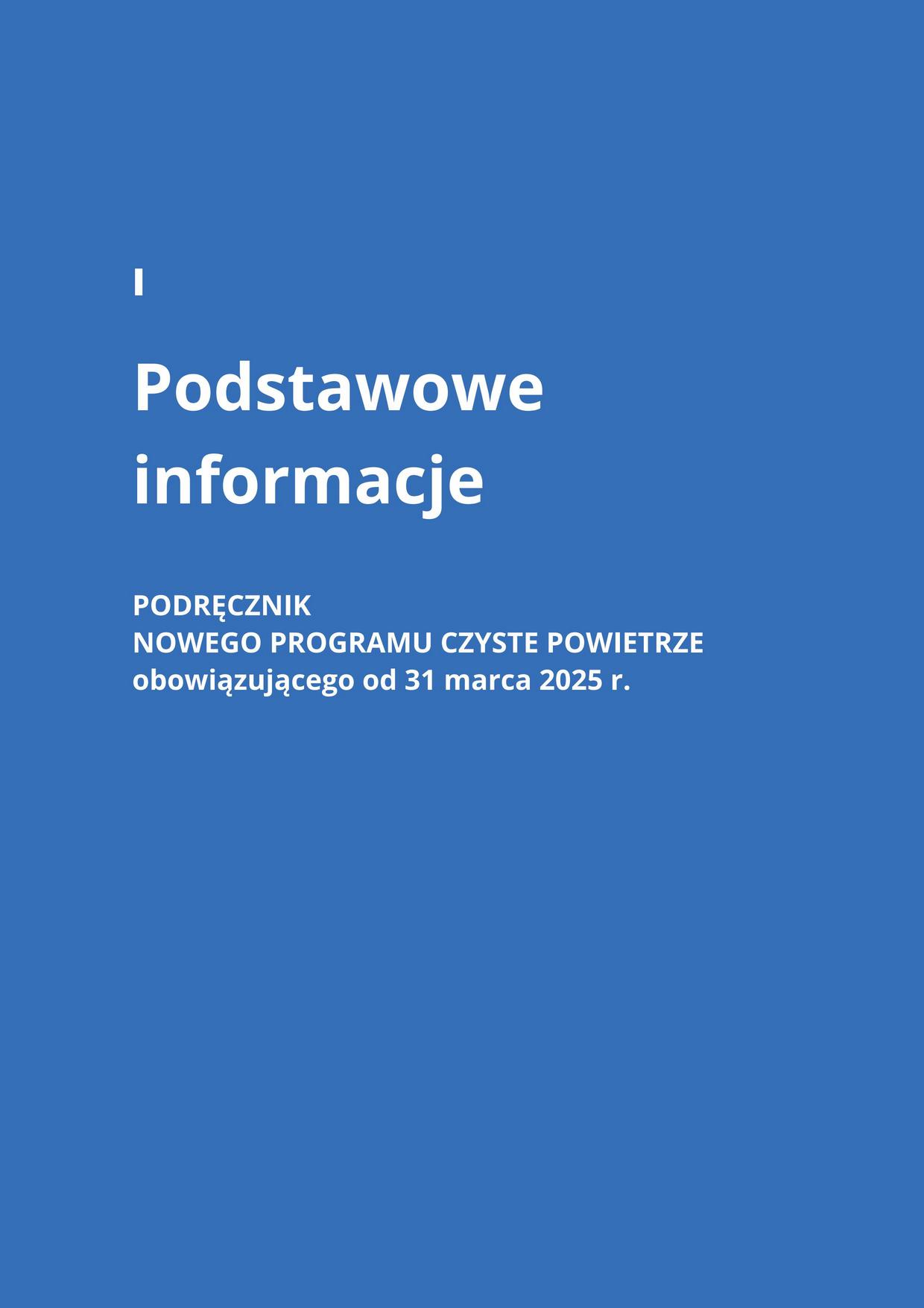 Broszura Czyste Powietrze