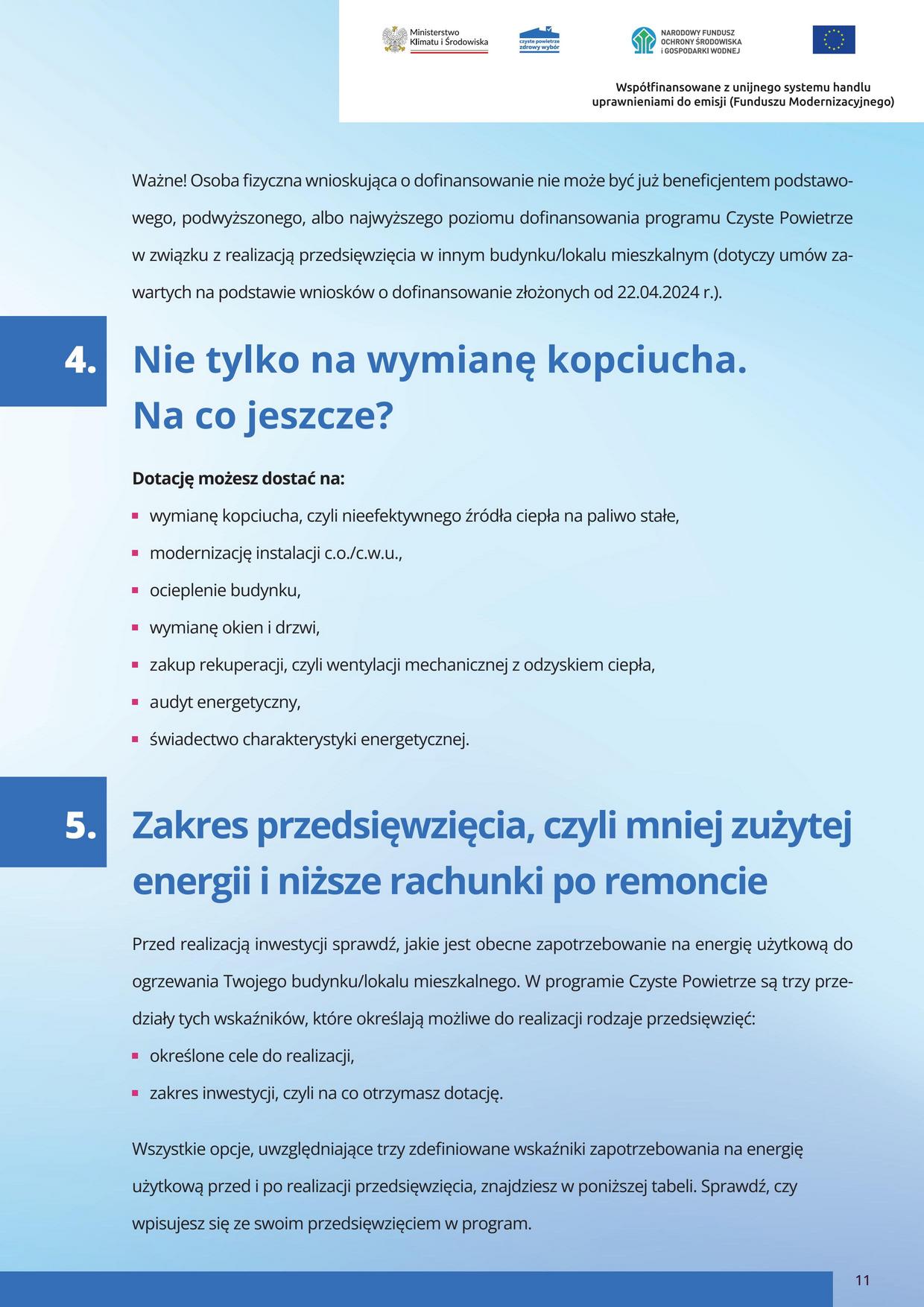 Broszura Czyste Powietrze
