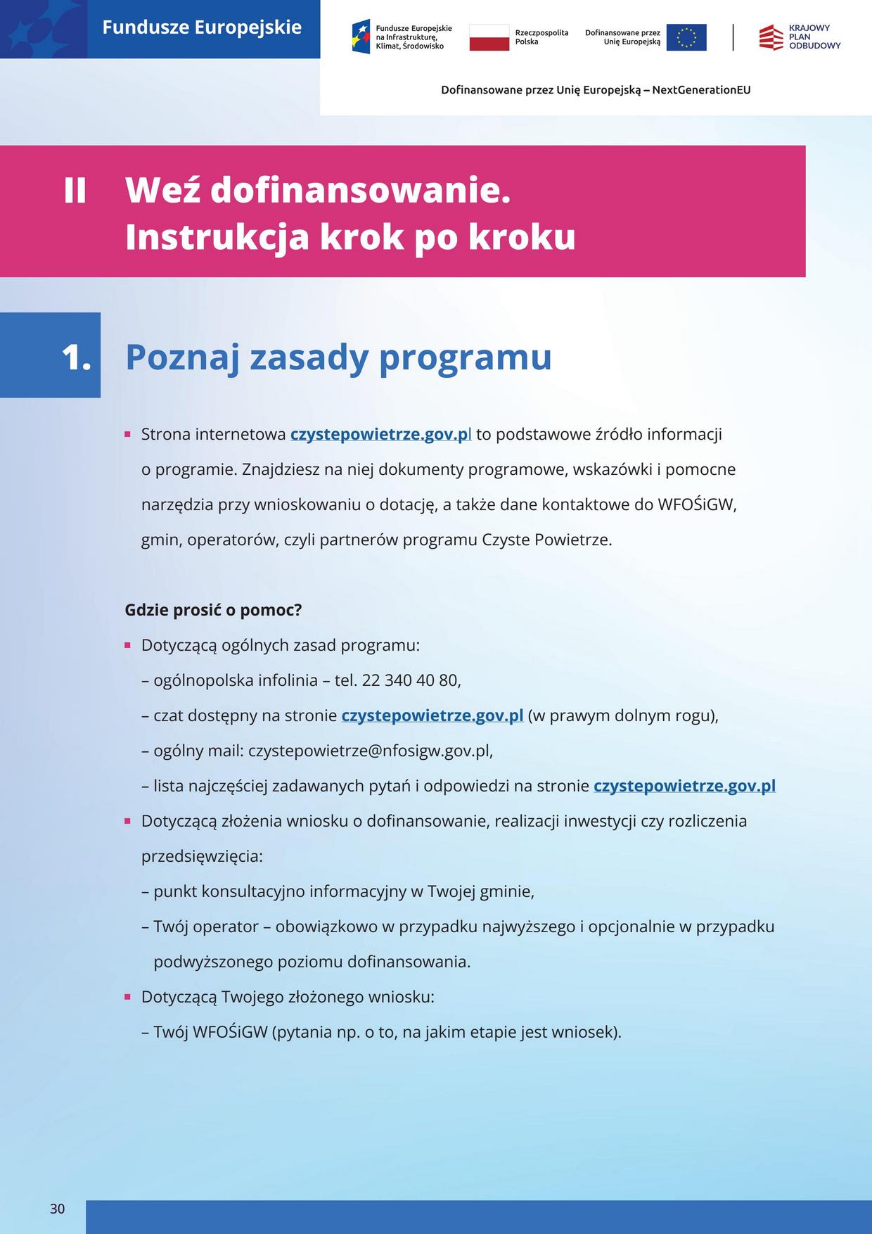 Broszura Czyste Powietrze