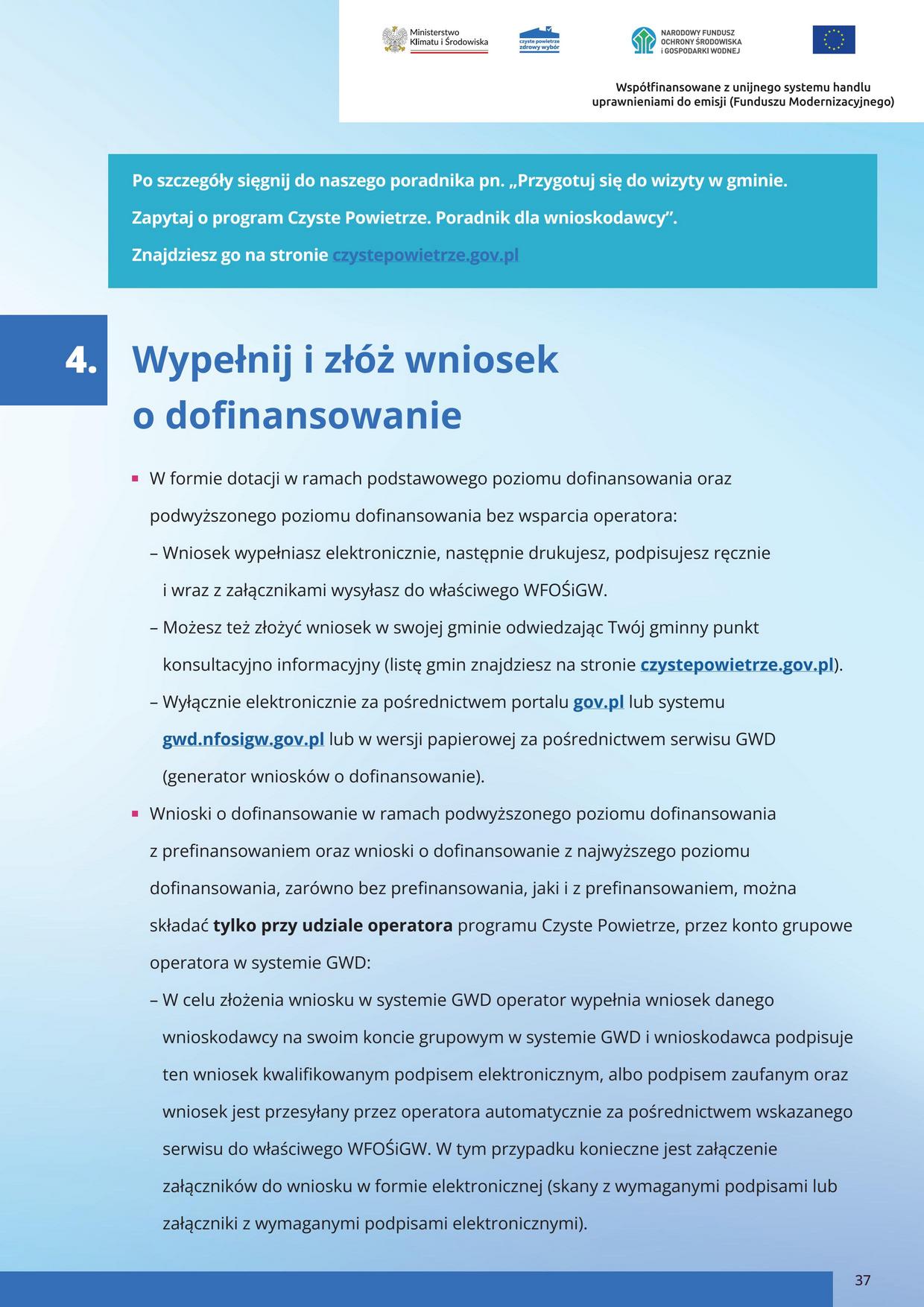Broszura Czyste Powietrze