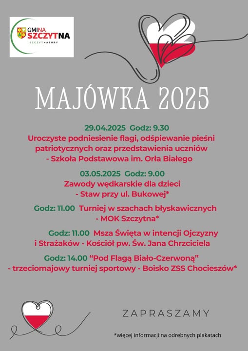 maj&oacute;wka 2025