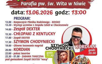 Zdjęcie do Piknik Rodzinny na boisku w Niwie