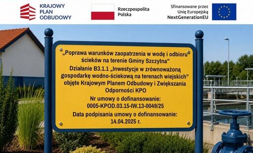 Poprawa warunków zaopatrzenia w wodę i odbioru ścieków na terenie Gminy Szczytna