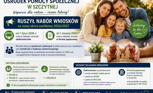 Nowy okres zasiłkowy 2026/2027