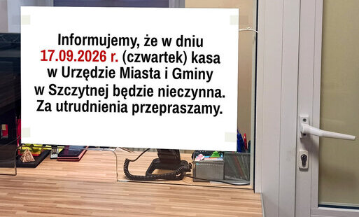 Kasa nieczynna w dniu 17.09.2026 r.