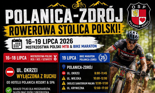 Zdjęcie do Utrudnienia w ruchu drogowym z powodu Bike Maratonu 19 lipca 2026 r.